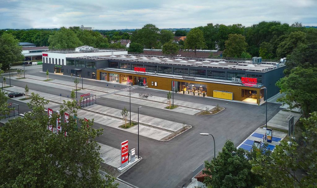 Lebensmittelmarkt Außenaufnahme